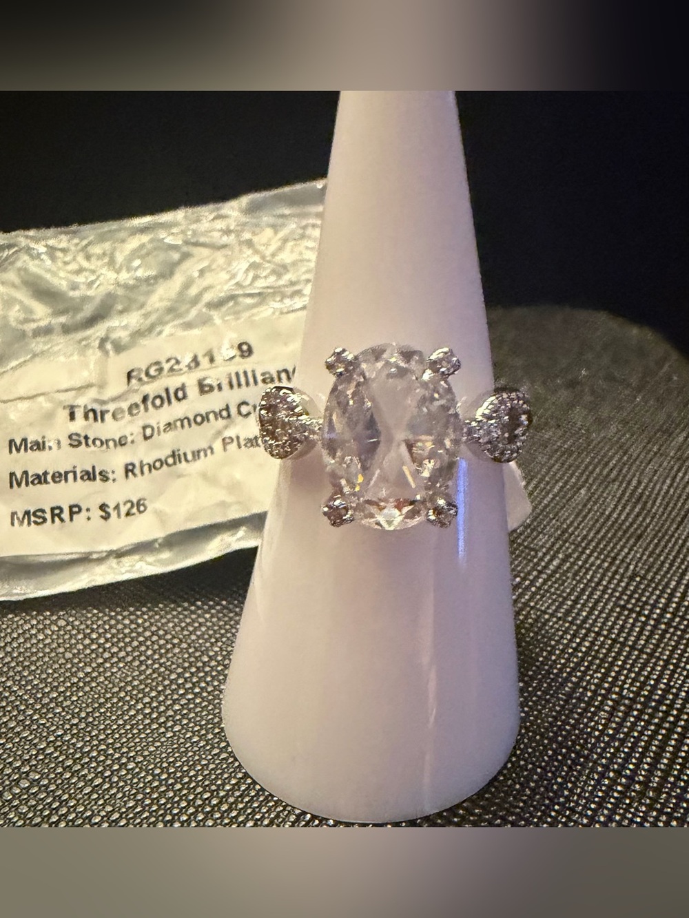 NEW BP RG28189 Threefold Brilliance ring Size 7